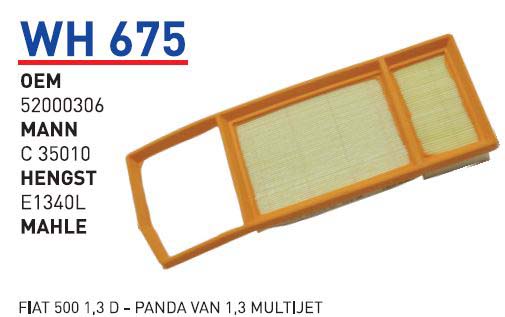 FIAT 500 1,3 D - PANDA VAN 1,3 MULTIJET [WH675]