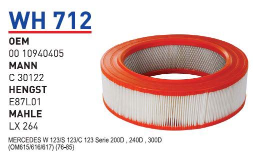 MERCEDES 123 KASA 200 D - 240 D - 300 D [WH712]