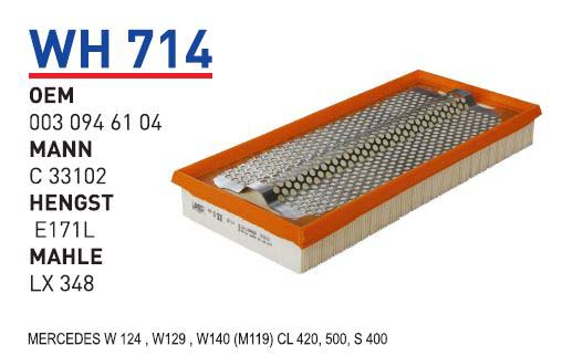 MERCEDES 140 KASA EKLASS W124 - W129 E500 - S 500 - CL 420 [WH714]