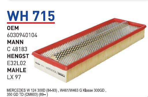 MERCEDES 124 KASA 300 D - 350 TD [WH715]