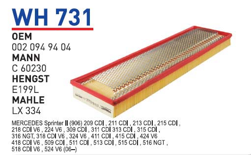 MERCEDES 507D - 609D - 809D 86-94 [WH731]