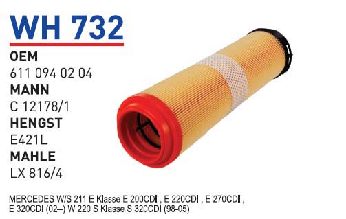 MERCEDES 211 KASA E200 - E220 - E270 CDI [WH732]