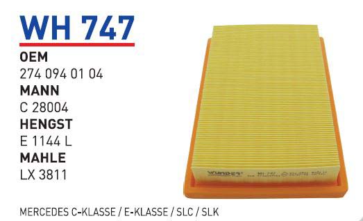 MERCEDES C-KLASSE/ E-KLASSE/ SLC / SLK [WH747]