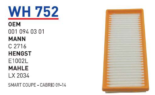 SMART COUPE- CABRIO 09-14 [WH752]