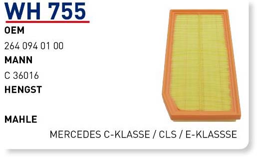 MERCEDES C-KLASSE/ CLS / E-KLASSSE [WH755]
