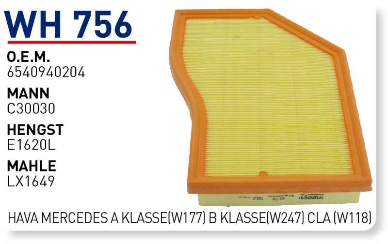 MERCEDES A KLASSE(W177) B KLASSE(W247) CLA (W118) [WH756]
