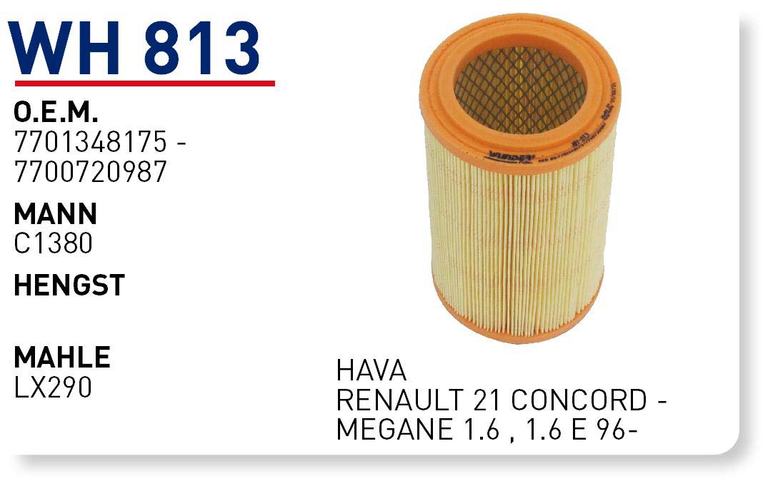 RENAULT 21 CONCORD - MEGANE 1.6 , 1.6 E 96- [WH813]