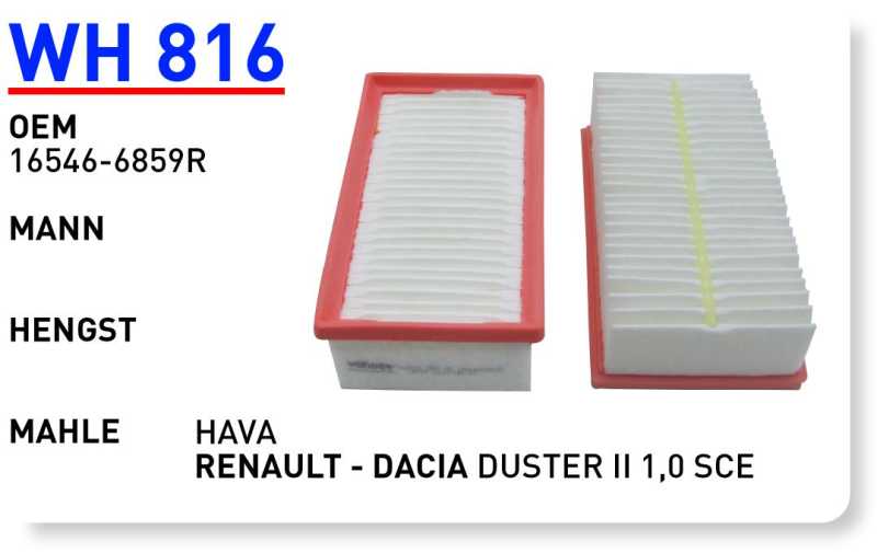 RENAULT - DACIA DUSTER II 1,0 SCE [WH816]