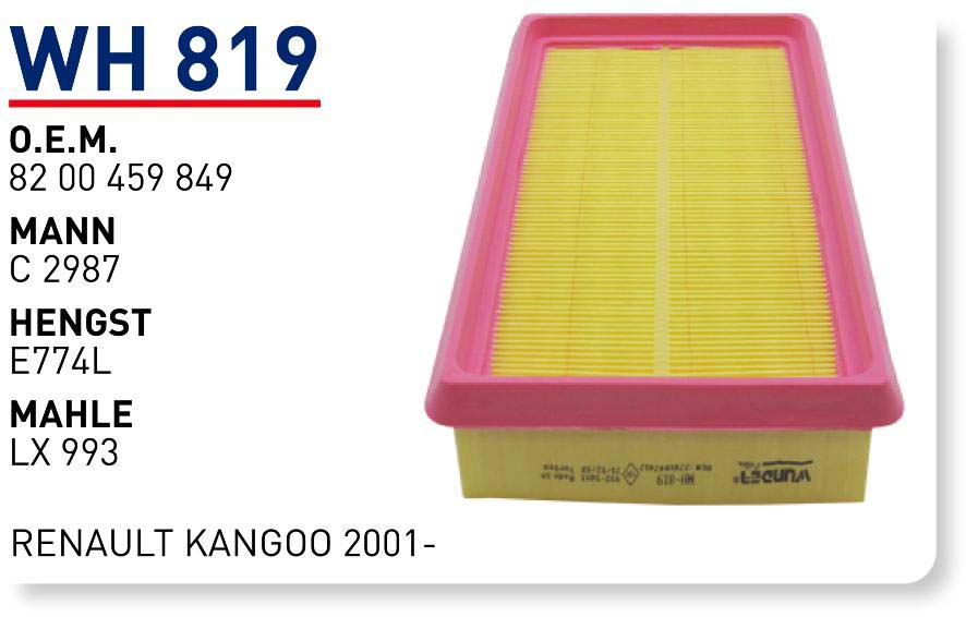 RENAULT KANGOO 2001- [WH819]