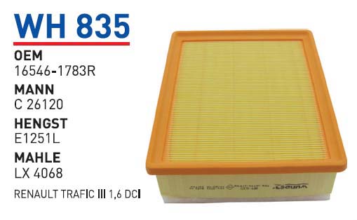 RENAULT TRAFFIC III 1,6 DCI [WH835]