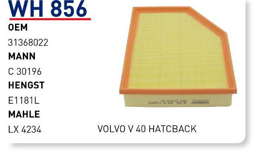 VOLVO V 40 HATCBACK [WH856]