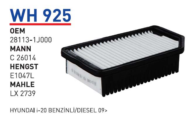 HYUNDAI I-20 BEN./DIZEL 09> [WH925]