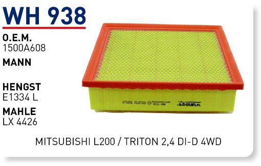 MITSUBISHI L200 / TRITON 2,4 DI-D 4WD [WH938]