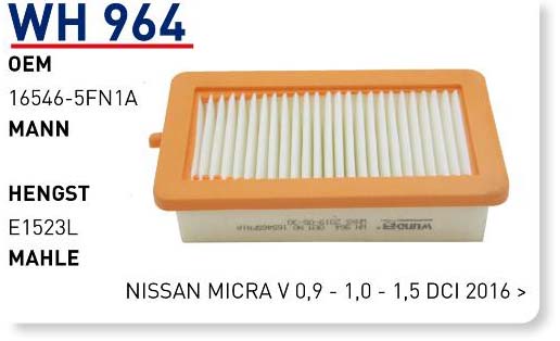 NISSAN MICRA V 0,9 - 1,0 - 1,5 DCI 2016 > [WH964]