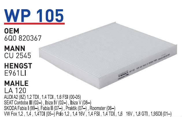 VOLKSWAGEN POLO IV - SEAT Y.M [WP105]