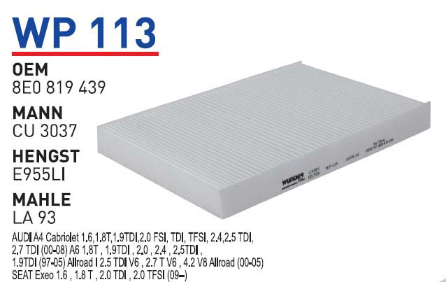 AUDi A4 00- A6 97- [WP113]