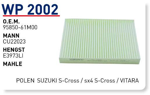 SUZUKI S-Cross / sx4 S-Cross / VITARA 1,0-1,4-1,6 [WP2002]