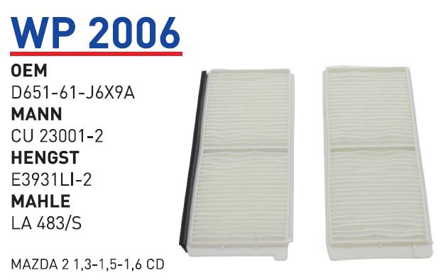 MAZDA 2 1,3-1,5-1,6 CD [WP2006]