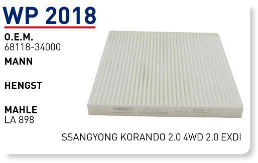 SSANGYONG KORANDO 2.0-2.0 4WD-2.0 EXDi [WP2018]