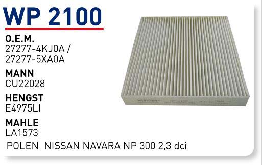 NISSAN NAVARA NP 300 2,3 dci [WP2100]
