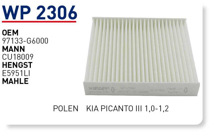 KIA PICANTO III 1,0-1,2 [WP2306]