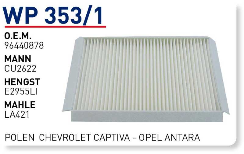 CHEVROLET CAPTiVA - OPEL ANTARA [WP353/1]