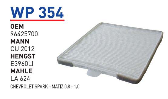 CHEVROLET SPARK - MATIZ 0.8 - 1.0 [WP354]