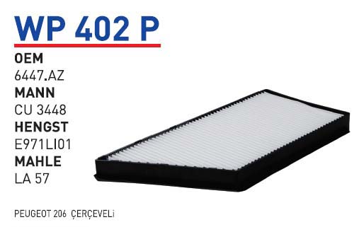 PEUGEOT 206 ÇERÇEVELI [WP402P]