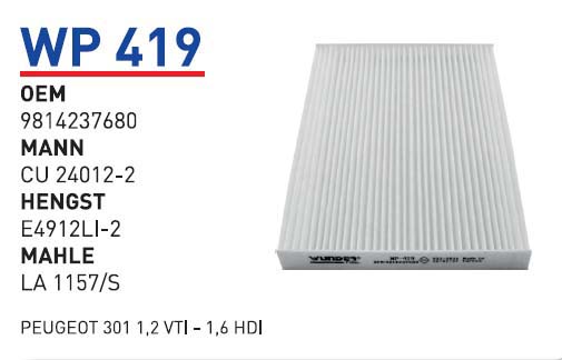 PEUGEOT 301 1,2 VTI - 1,6 HDI [WP419]