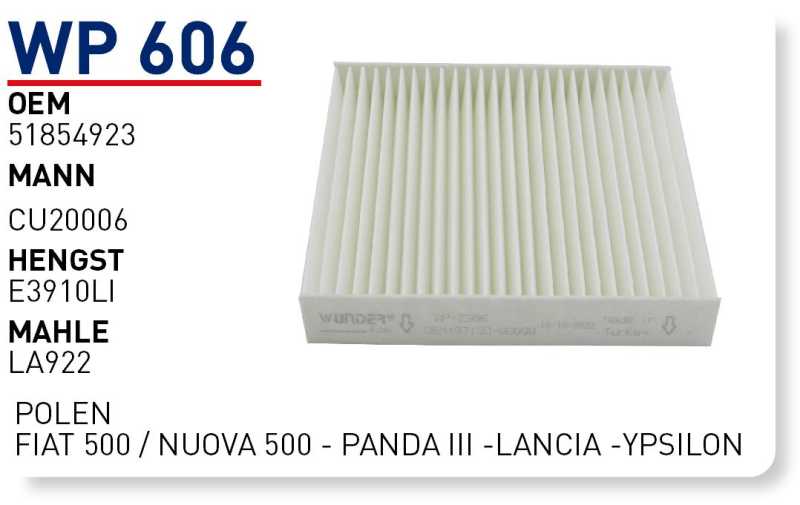 FIAT 500 / NUOVA 500 - PANDA III -LANCIA -YPSILON [WP606]