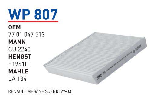 RENAULT MEGANE SCENiC 99-03 [WP807]