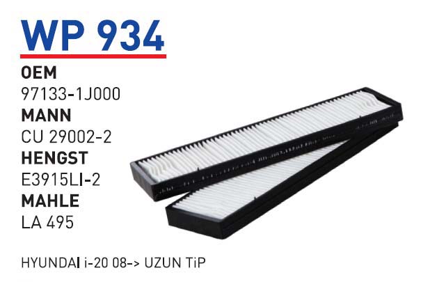 HYUNDAI I-20 08-> UZUN TIP [WP934]