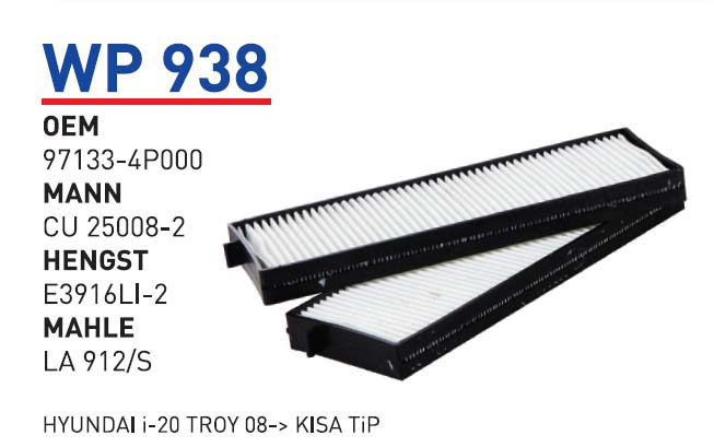 HYUNDAI I-20 TROY 08-> KISA TIP [WP938]