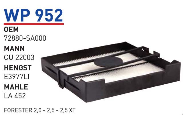 FORESTER 2,0 - 2,5 - 2,5 XT [WP952]
