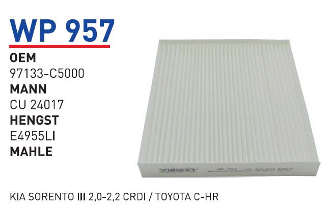 KIA SORENTO III 2,0-2,2 CRDI [WP957]