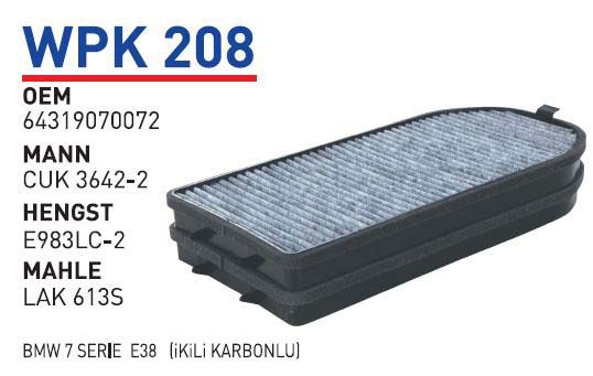 BMW 7 SERiE E38 (iKiLi KARBONLU) [WPK208]