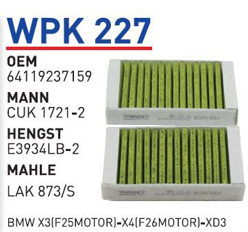 BMW X3-X4-XD3 (F25-F26) [WPK227]