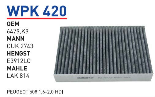 PEUGEOT 508 1,6-2,0 HDI [WPK420]