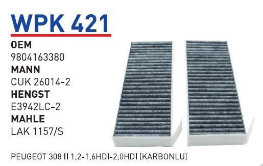 PEUGEOT 308 II 1,2-1,6HDI-2,0HDI [WPK421]