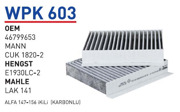 ALFA 147-156 iKiLi (KARBONLU) [WPK603]