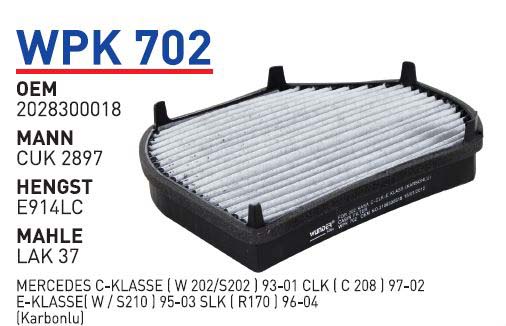 MERCEDES 202 KASA C-CLK-EKLASS (KARBONLU) [WPK702]