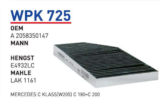 MERCEDES C KLASS(W205) C 180-C 200 [WPK725]