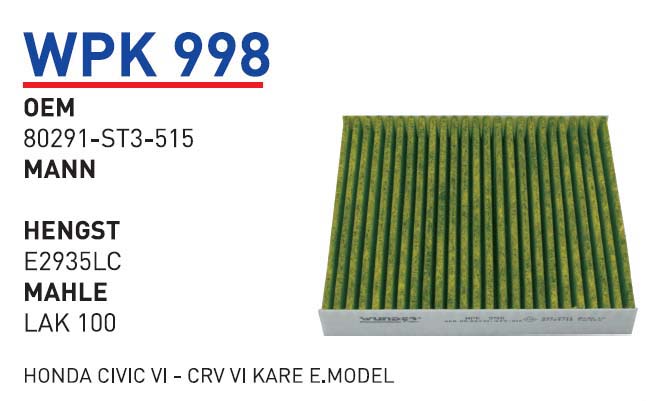 HONDA CiViC VI - CRV VI KARE E.MODEL [WPK998]