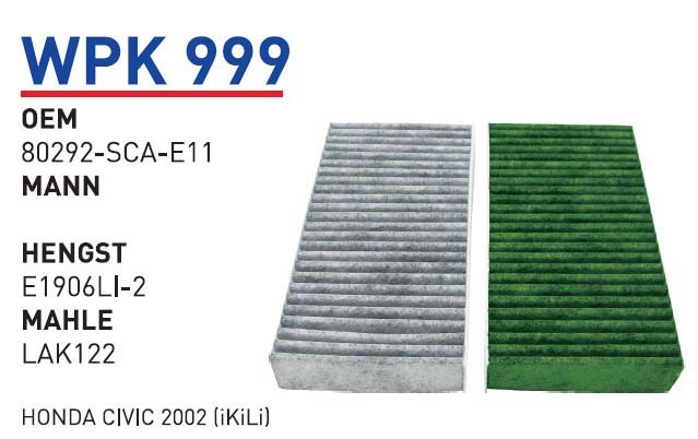 HONDA CR-V II - CIVIC V II 1,6-2,0 ÇIFTLI [WPK999]