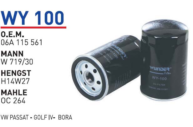 VOLKSWAGEN PASSAT- GOLF IV - BORA [WY100]