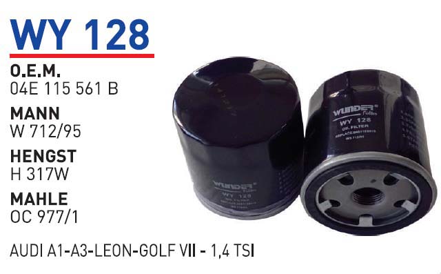 AUDI A1-A3-LEON-GOLF VII - POLO[6R] 1,2-1,4 TFSI [WY128]