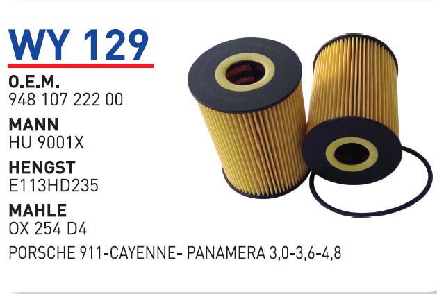 PORSCHE 911-CAYENNE-PANAMERA 3,0-3,6-4,8 [WY129]