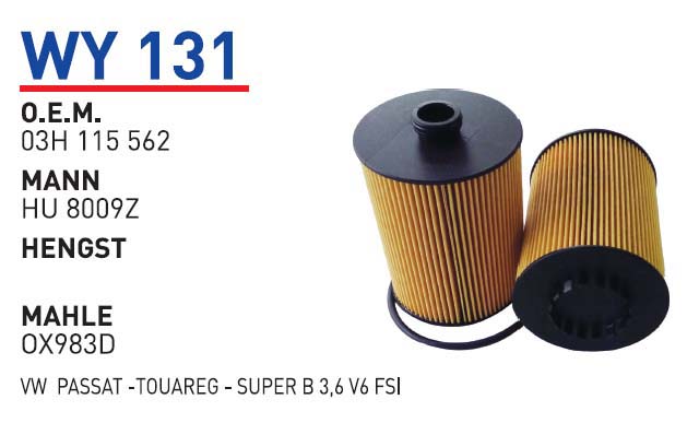VW PASSAT -TOUAREG -SUPER B 3,6 V6 FSI [WY131]