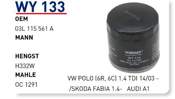 VW POLO (6R, 6C) 1.4 TDI 14/03 - /SKODA FABIA 1.4-AUDI A1 [WY133]