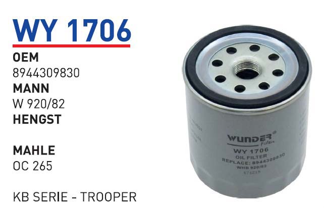 ISUZU KB SERIE - TROOPER [WY1706]